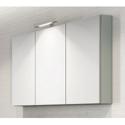 Silver container mirror, 2 finishes availables