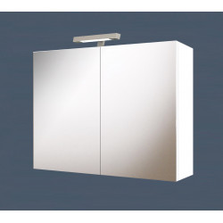 Silver container mirror, 2 finishes availables