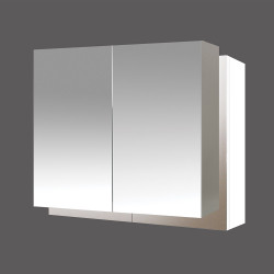 Silver container mirror, 2 finishes availables