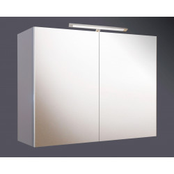Silver container mirror, 2 finishes availables