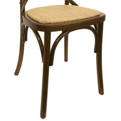 664P Raw or finished beech wood chair, finishing to choice