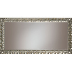 3186 Wooden+ wooden pulp mirror frame, gold or silver leaf handmade finished