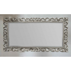3191 Wooden mirror frame, hand made gold or silver leaf or gold-silver leaf and lacquer finished