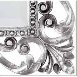 3191 Wooden mirror frame, hand made gold or silver leaf or gold-silver leaf and lacquer finished