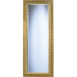 3206 Wooden + wooden pulp mirror frame, gold or silver leaf handmade finished