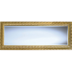 3206 Wooden + wooden pulp mirror frame, gold or silver leaf handmade finished