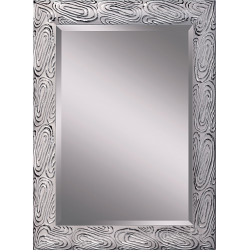 3220  Wooden + wooden pulp  mirror frame gold or silver or silver leaf and white lacquer handmade finished