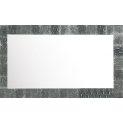 3252 Wooden + wooden pulp mirror frame, silver handmade finished as photo