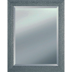 3261 Wooden + wooden pulp mirror frame, silver leaf or silver with white lacquer handmade finished