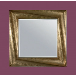 3281 Wooden mirror frame, gold or silver leaf handmade finished