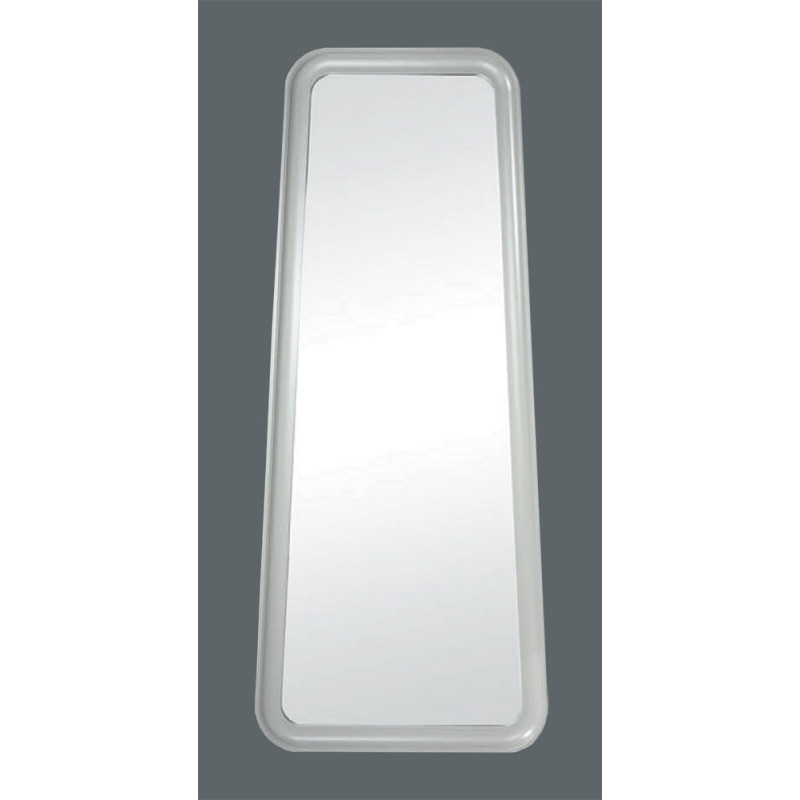 3291 Wooden mirror frame, silver leaf or grey lacquered as photo handmade finished 3291 Wooden mirror frame, silver leaf or grey lacquered as photo handmade finished