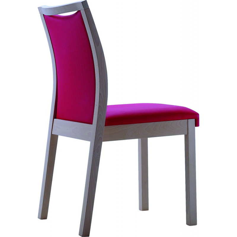 813  Raw or finished stackable beech wood chair, finishing to choice