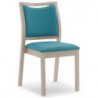 813  Raw or finished stackable beech wood chair, finishing to choice