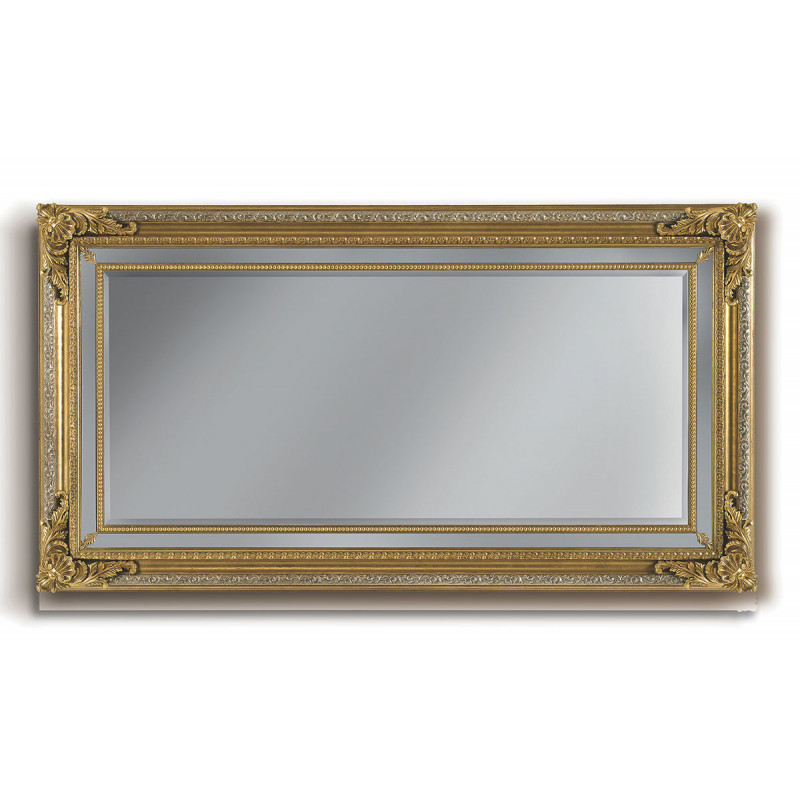 3313 Wooden + wood pulp mirror frame, gold/silver or silver/gold handmade finished 3313 Wooden + wood pulp mirror frame, gold/silver or silver/gold handmade finished