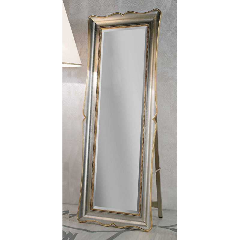 3311P Wooden + wood pulp mirror frame with pedestal, gold/silver or silver/gold, or gold/silver on lacquer handmade finished 3311P Wooden + wood pulp mirror frame with pedestal, gold/silver or silver/gold, or gold/silver on lacquer handmade finished