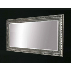3316 Wooden + wood pulp mirror frame, gold or silver leaf or silver and black lacquer handmade finished