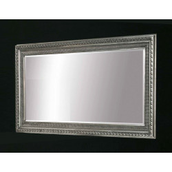 3316 Wooden + wood pulp mirror frame, gold or silver leaf or silver and black lacquer handmade finished