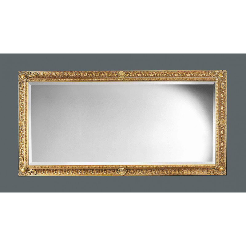 3322 Wooden + wooden pulp mirror frame, gold leaf handmade finished as photo 3322 Wooden + wooden pulp mirror frame, gold leaf handmade finished as photo