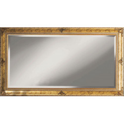 3323 Wooden + wooden pulp mirror frame, gold leaf handmade finished as photo