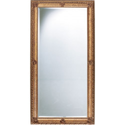 3324 Wooden + wooden pulp mirror frame, gold leaf handmade finished as photo