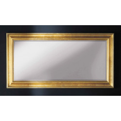 3328 Wooden mirror frame, gold or silver leaf handmade finished