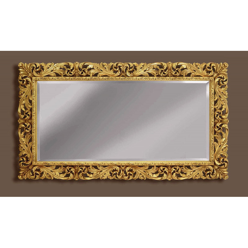 3334 Wooden mirror frame, gold or silver leaf handmade finished 3334 Wooden mirror frame, gold or silver leaf handmade finished