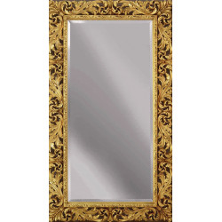 3334 Wooden mirror frame, gold or silver leaf handmade finished