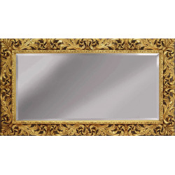 3334 Wooden mirror frame, gold or silver leaf handmade finished