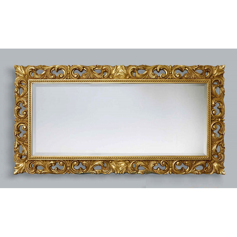 3335 Wooden + wood pulp mirror frame, gold or silver leaf handmade finished 3335 Wooden + wood pulp mirror frame, gold or silver leaf handmade finished
