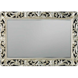 3336 Wooden + wood pulp mirror frame, gold or silver leaf handmade finished