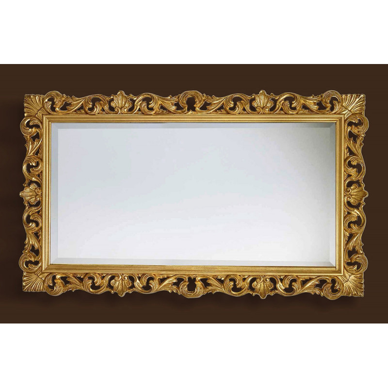 3337 Wooden + wood pulp mirror frame, gold or silver leaf handmade finished 3337 Wooden + wood pulp mirror frame, gold or silver leaf handmade finished