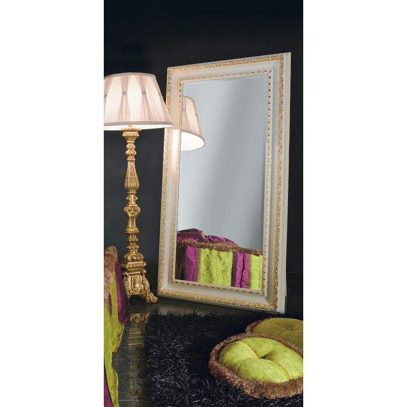 3338P Wooden + wood pulp mirror frame, gold/silver leaf, gold-silver-silver-gold, gold/silver + lacquer handmade finished 3338P Wooden + wood pulp mirror frame, gold/silver leaf, gold-silver-silver-gold, gold/silver + lacquer handmade finished