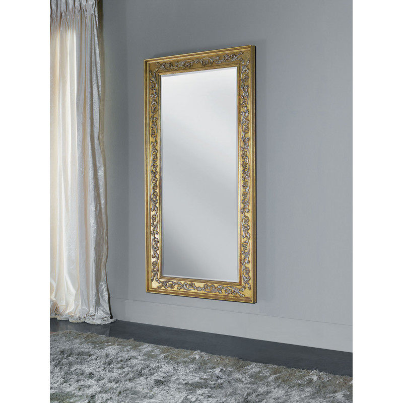 3340 Wooden + wood pulp mirror frame, gold or silver leaf, gold on silver-silver on gold, gold/silver + lacquer finished 3340 Wooden + wood pulp mirror frame, gold or silver leaf, gold on silver-silver on gold, gold/silver + lacquer finished