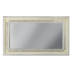 3354 Wooden + wood pulp mirror frame, gold-silver leaf, gold/silver or silver/gold, or gol/silver and lacquer handmade finished