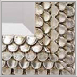 3359 Wooden + wood pulp mirror frame, gold or silver leaf handmade finished