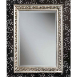 3360 Wooden + wooden pulp mirror frame, gold or silver leaf handmade finished