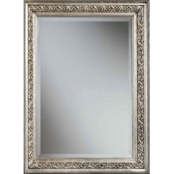 3360 Wooden + wooden pulp mirror frame, gold or silver leaf handmade finished