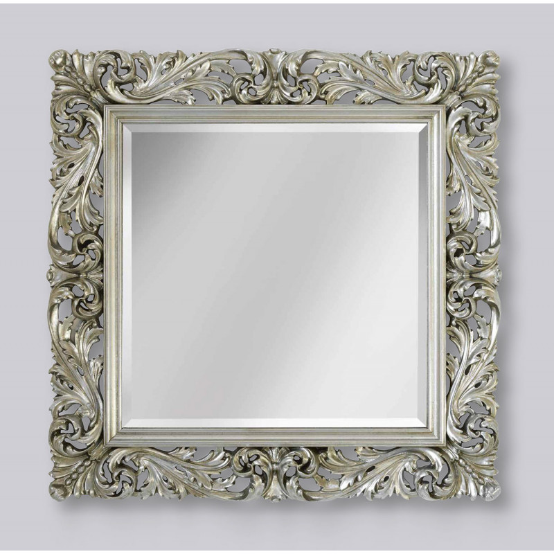 3362 Wooden + wooden pulp mirror frame, gold or silver leaf handmade finished 3362 Wooden + wooden pulp mirror frame, gold or silver leaf handmade finished