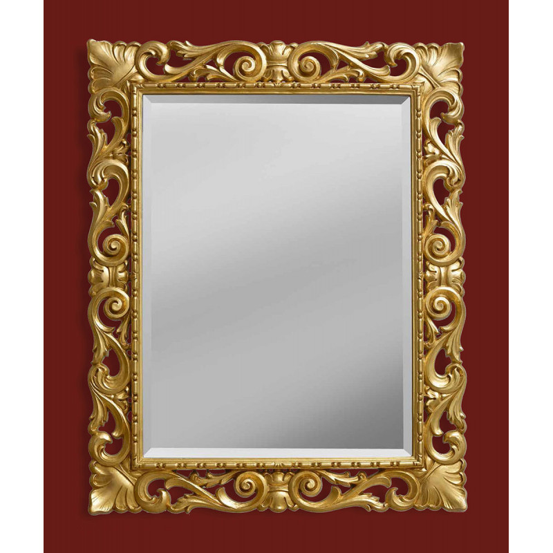 3364 Wooden + wooden pulp mirror frame, gold or silver leaf handmade finished 3364 Wooden + wooden pulp mirror frame, gold or silver leaf handmade finished