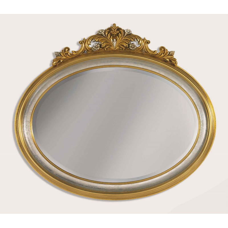 3366 Wooden mirror frame, gold or silver leaf, or gold on silver or silver on gold handmade finished 3366 Wooden mirror frame, gold or silver leaf, or gold on silver or silver on gold handmade finished