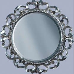 3367 Wooden mirror frame, gold or silver leaf handmade finished