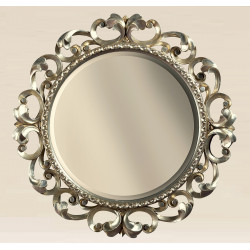3367 Wooden mirror frame, gold or silver leaf handmade finished