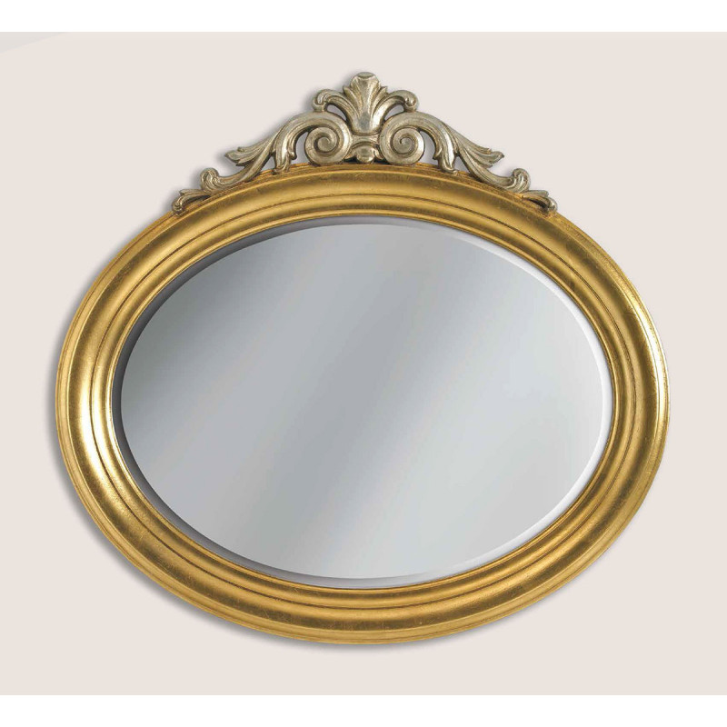 3369 Wooden + wooden pulp mirror frame, gold or silver leaf, gold on silver or silver on gold handmade finished 3369 Wooden + wooden pulp mirror frame, gold or silver leaf, gold on silver or silver on gold handmade finished