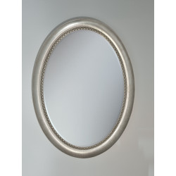 3370 Wooden + wooden pulp mirror frame, gold or silver leaf handmade finished