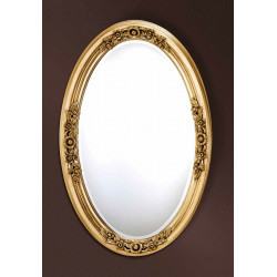 3375 Wooden  and wooden pulp mirror frame, gold or silver leaf handmade finished
