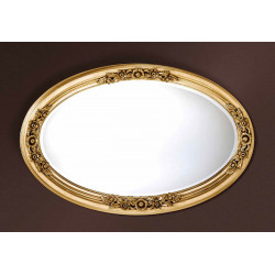 3375 Wooden  and wooden pulp mirror frame, gold or silver leaf handmade finished