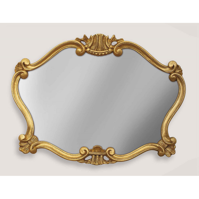 3377 Wooden and wooden pulp mirror frame, gold or silver leaf handmade finished 3377 Wooden and wooden pulp mirror frame, gold or silver leaf handmade finished