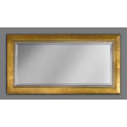 3383 Wooden  mirror frame, gold or silver leaf handmade finished