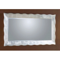 3384 Wooden  mirror frame, gold or silver leaf handmade finished