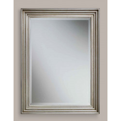 3387 Wooden mirror frame, gold or silver leaf handmade finished